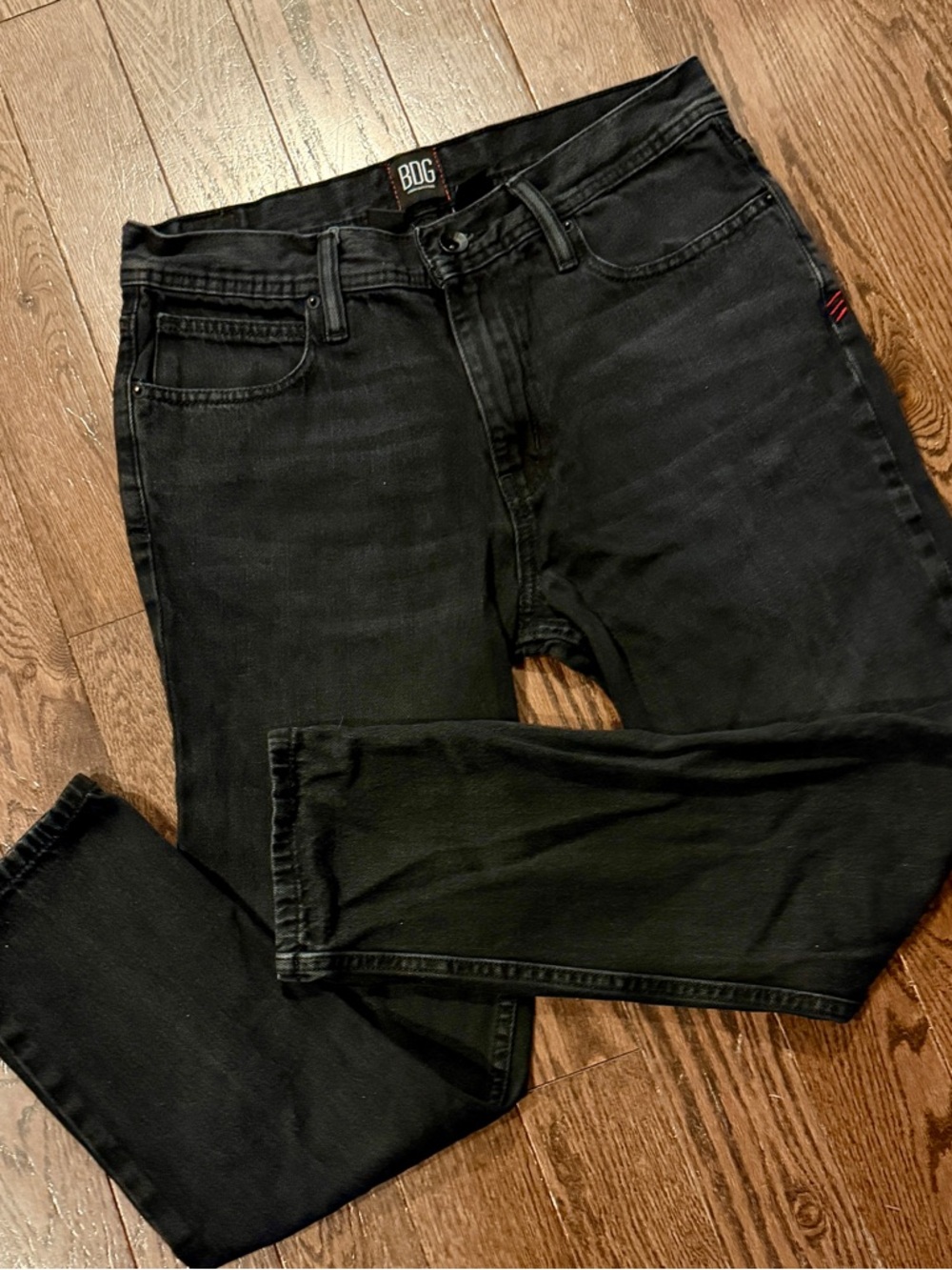 BDG Men's Black Slim Jeans - Classic Tapered Fit